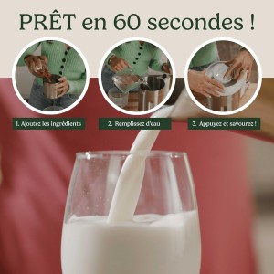 lait végétal maison en 60 secondes