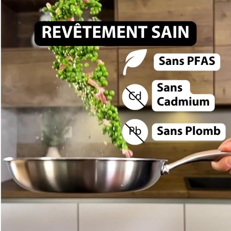 poêle excellium saine sans PFAS