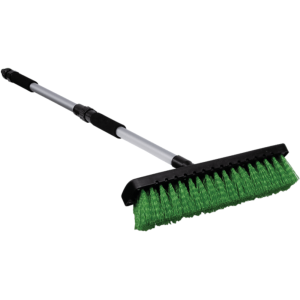 balai brosse d'extérieur à raccorder au tuyau d'arrosage