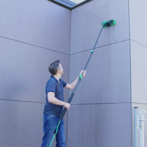 balai à eau pr laver les façades et murs