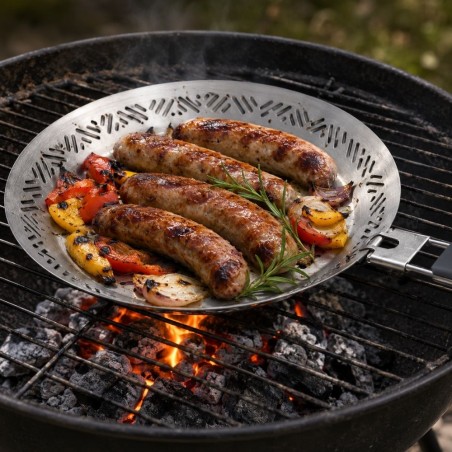 Poêle Barbecue Inox à Manche Amovible (Rond ou Rectangle) | Best Of TV