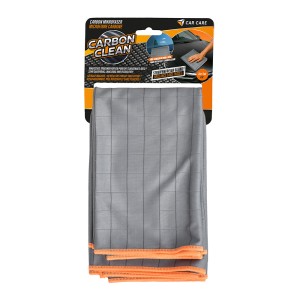 lot de 2 chiffons Microfibre carbone Carbon Clean