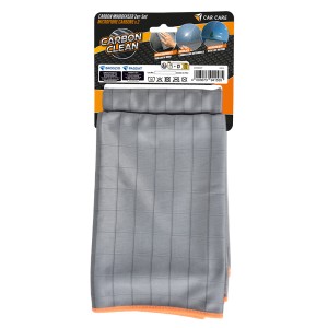 2 chiffons Microfibre carbone Carbon Clean
