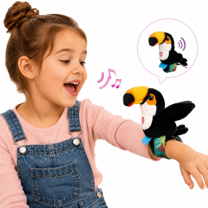 peluche bracelet oiseau