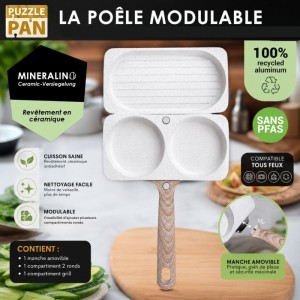 Dimensions de la poêle modulable puzzlepan®