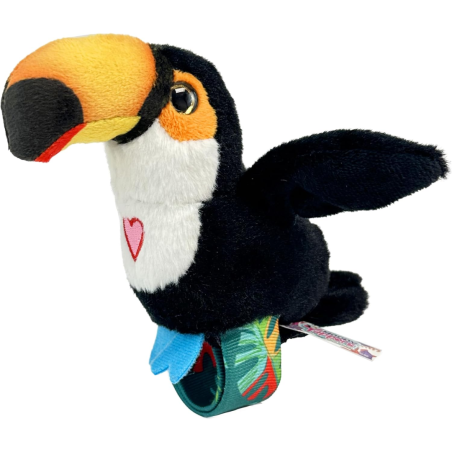 Peluche toucan bracelet Happy Yappers