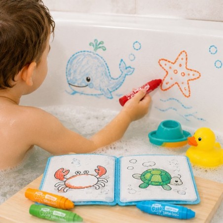 Crazy pop kit pour la bain crayon et livre de coloriage