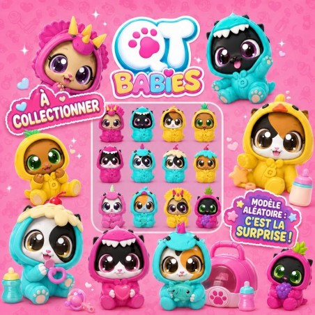 12 figurines chats à collectionner