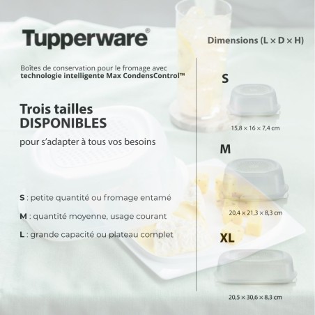 Boîte à fromage Tupperware